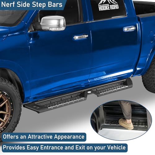 Estribos laterales Hooke Road para Dodge Ram 1500 2009-2024 miniatura 3