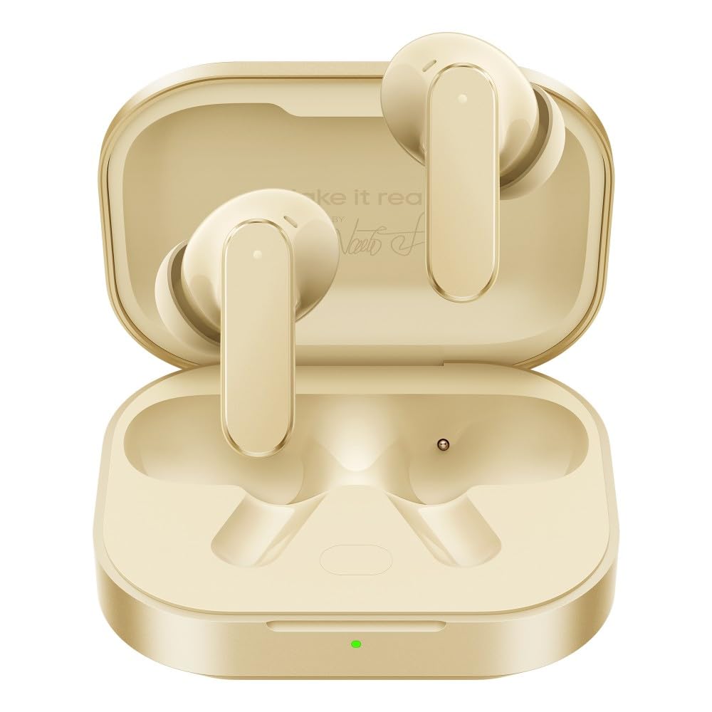 realme Buds Air 8,11mm+6mm Dual Dynamic Bass Drivers,58Hrs Playtime, 55dB ANC,6 Mic ENC, 45ms Low Latency, 360° Spatial Audio, Hi-Res LHDC, IP55 Dust & Water Resistant, BT v5.4 (Master Gold)-picture-18