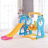 schaukelrutscher quad goliath 4 in 1 [ERSTER DIA-SCHWINGUNG FÜR KINDER] Mehrfarbiges Design ist besser, um Ihre Babys dazu zu bewegen, es initiativ zu spielen. Die sanfte Steigung und das leicht zu kletternde Design können auch ihre Koordinationsfähigkeit üben und die ausgeglichene Fähigkeit verbessern.
