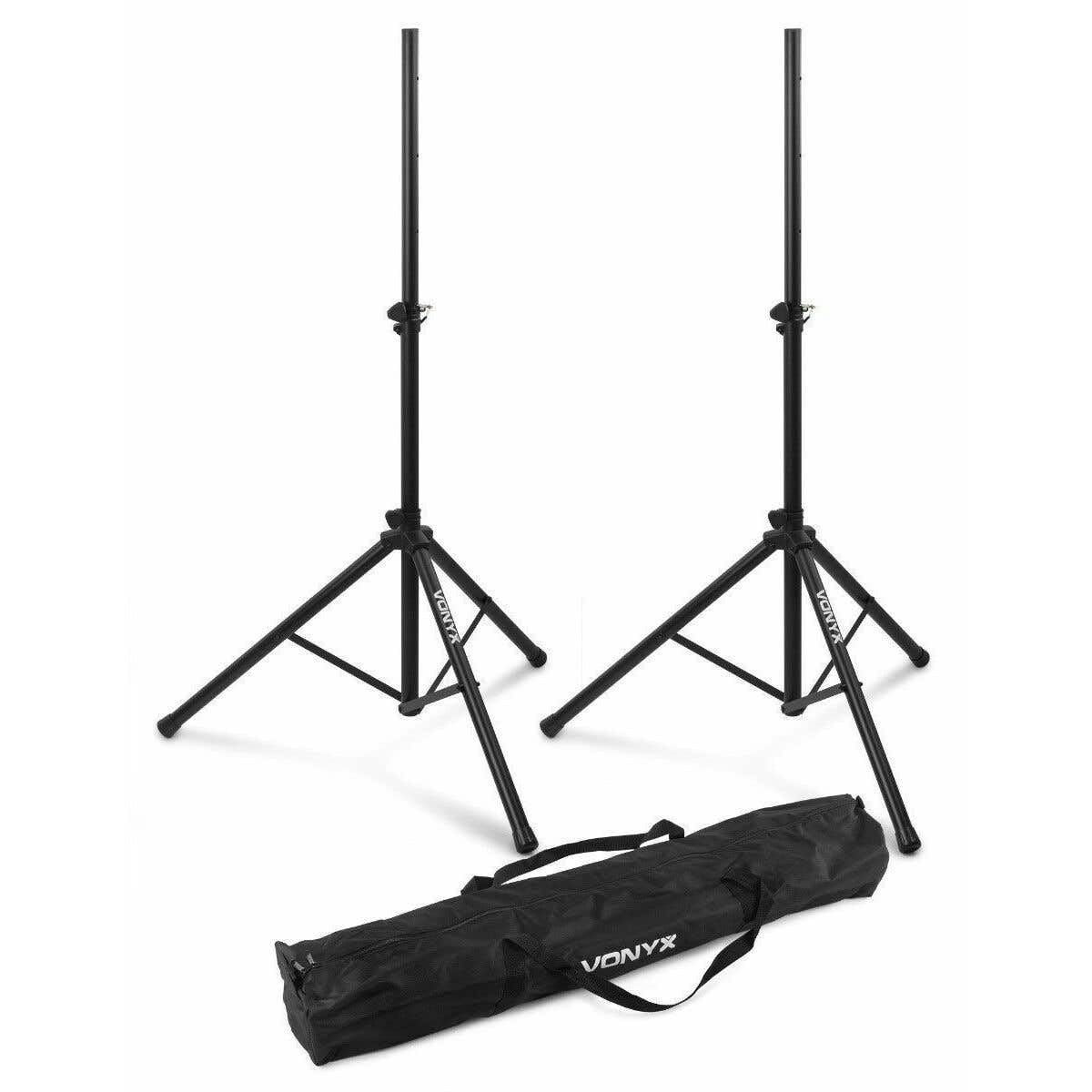 VONYX LS01K Pieds d'enceinte Kit de Deux + Sacoche de Transport