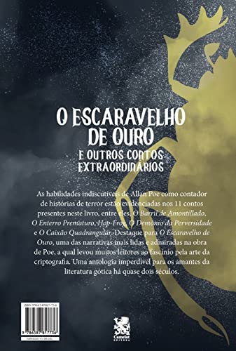 O Escaravelho de Ouro e Outros Contos Extraordinários: Capa Especial + marcador de páginas