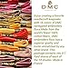 DMC Embroidery Floss,Variegated Embroidery Thread,36 Multicolor Cross Stitch Threads Bundle with Bobbin Winder,DMC Color Variations Hand Embroidery Yarn,Colorful String,Rainbow Cotton Variegated Pack
