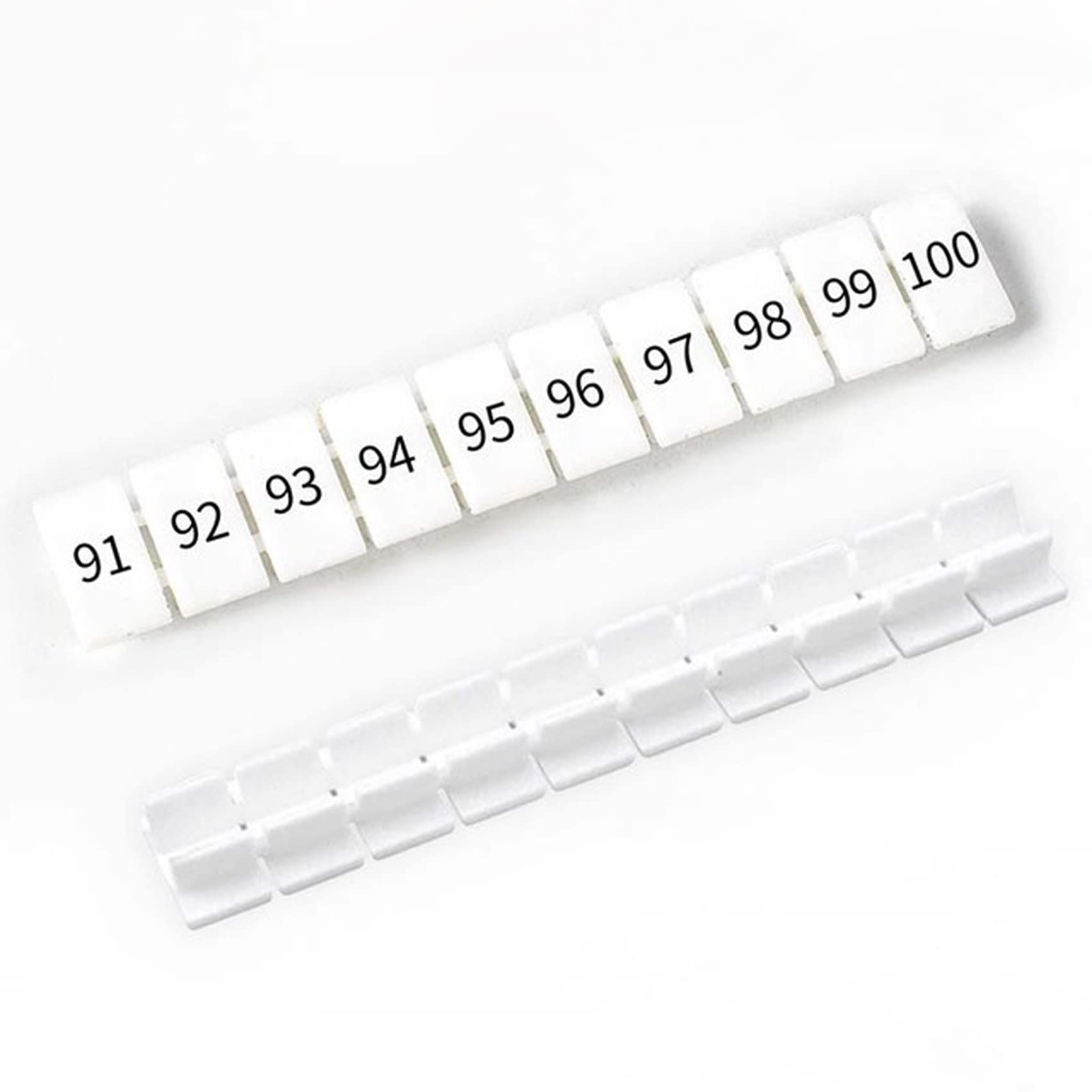 Snapklik.com : Erayco 20 Pcs Terminal Marker Strip - Terminal Blocks ...