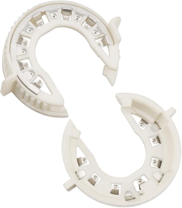 Anel Retentor do Suporte da Lâmpada do Farol YUANTUO Branco para Chevrolet, GMC, Dodge, Jaguar, Evoque e Tesla – 2 unidades