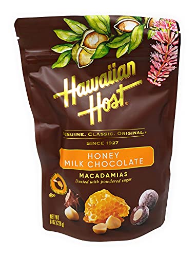 Hawaiian Host Paradise Collection - Honey Milk Chocolate Macadamia Nuts - 8 Oz Bag image 3
