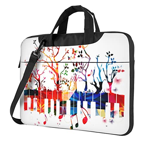 Étui pour ordinateur portable avec notes de musique pour cours et bureau BONDIJ