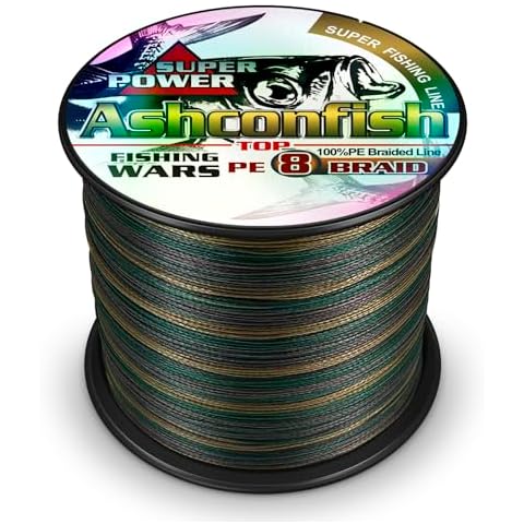 Ashconfish 8 Strands Braided Fishing Line Cover