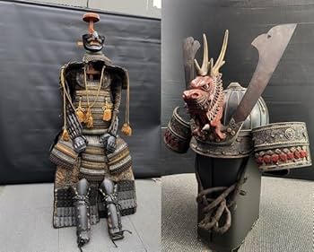 Amazon | § 時代甲冑 旧家蔵出し 等身大 一式 鉄地胴 戦国武将 武具 兜 Amazon | § 時代甲冑 旧家蔵出し 等身大 一式 鉄地胴 戦国武将 武具 兜