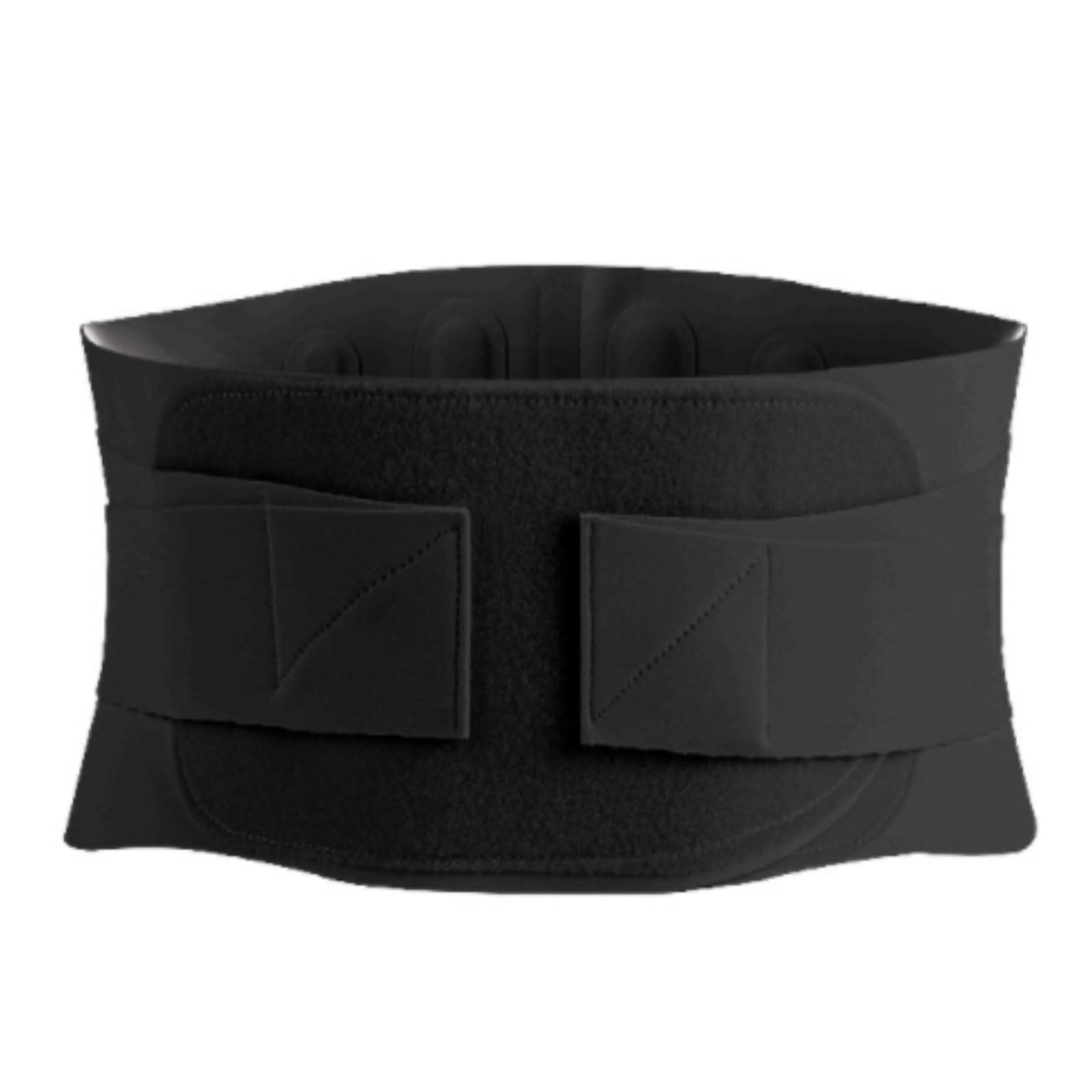 Fascia Lombare Supporto for La Schiena Ultrasottile, Leggero, Traspirante, Invisibile Cintura Schiena(Black,S)