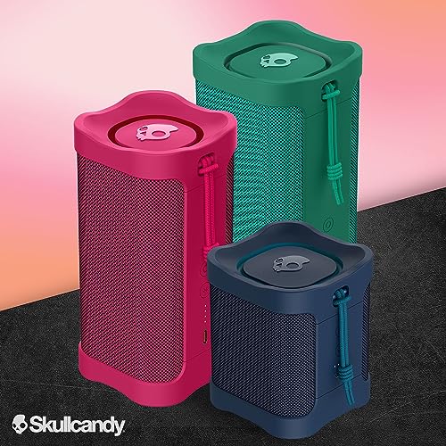 Skullcandy Terrain Wireless Bluetooth Speaker - IPX7 Waterproof Portable Speaker with Dual Custom Passive Radiators, 14 Hour Battery, Nylon Wrist Wrap, & True Wireless Stereo - image 7