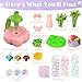 Kids Craft Kits with Light and Music, Arts and Crafts for Kids 4-6 8-12, DIY Flower Bouquets Press Kits, 4 5 6 7 8 Year Old Girl Birthday Gifts, Educational Preschool Travel Toys for Girls Boys