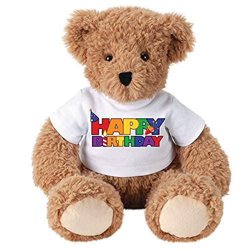 Vermont Teddy Bear Happy Birthday Bear - Happy Birthday Teddy Bear, 18 Inches
