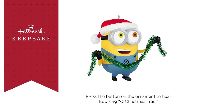 Watch Hallmark Keepsake Christmas Ornament 2025, Minions Bob Trims