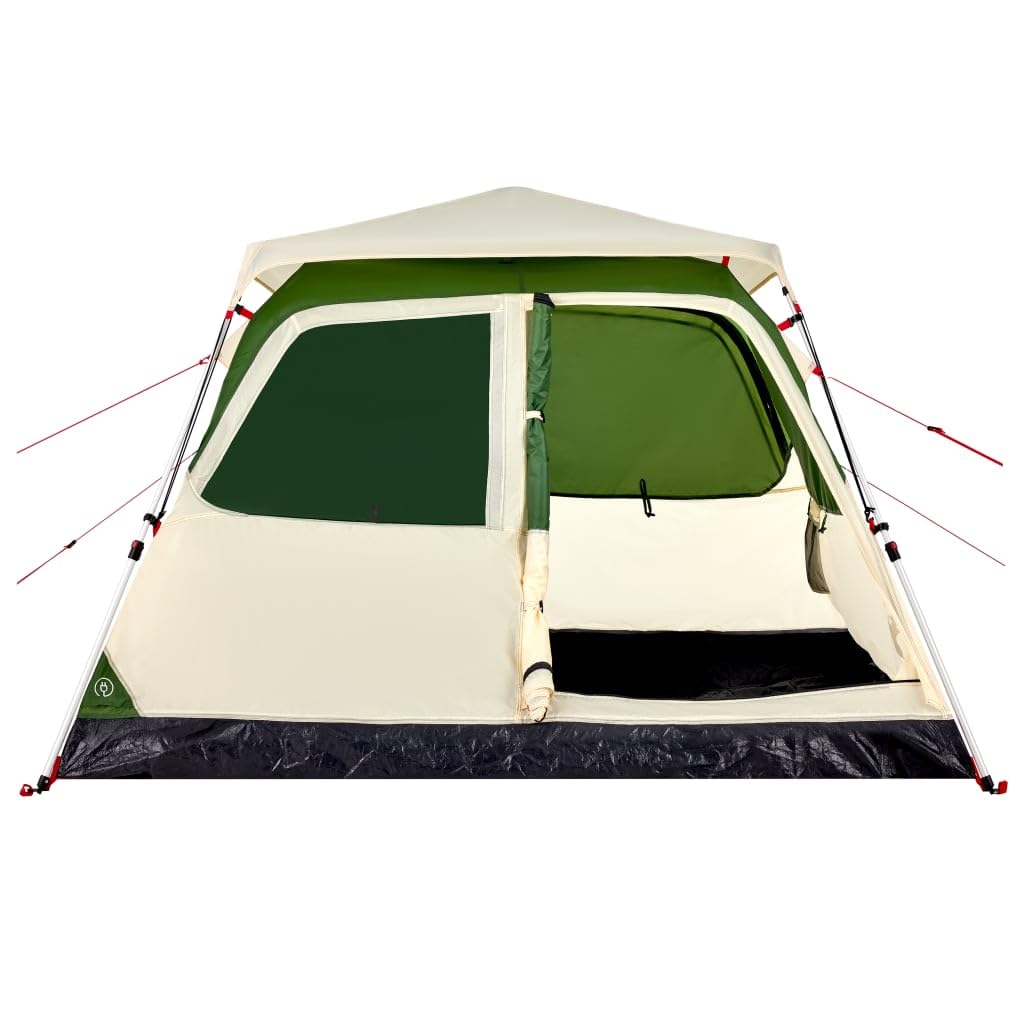 Namiot festiwalowy, namiot biwakowy, turystyczny, kempingowy, kopułowy, rodzinny, 6 osób, niebieski, Quick Release na kemping, podróż, trekking, do ogrodu