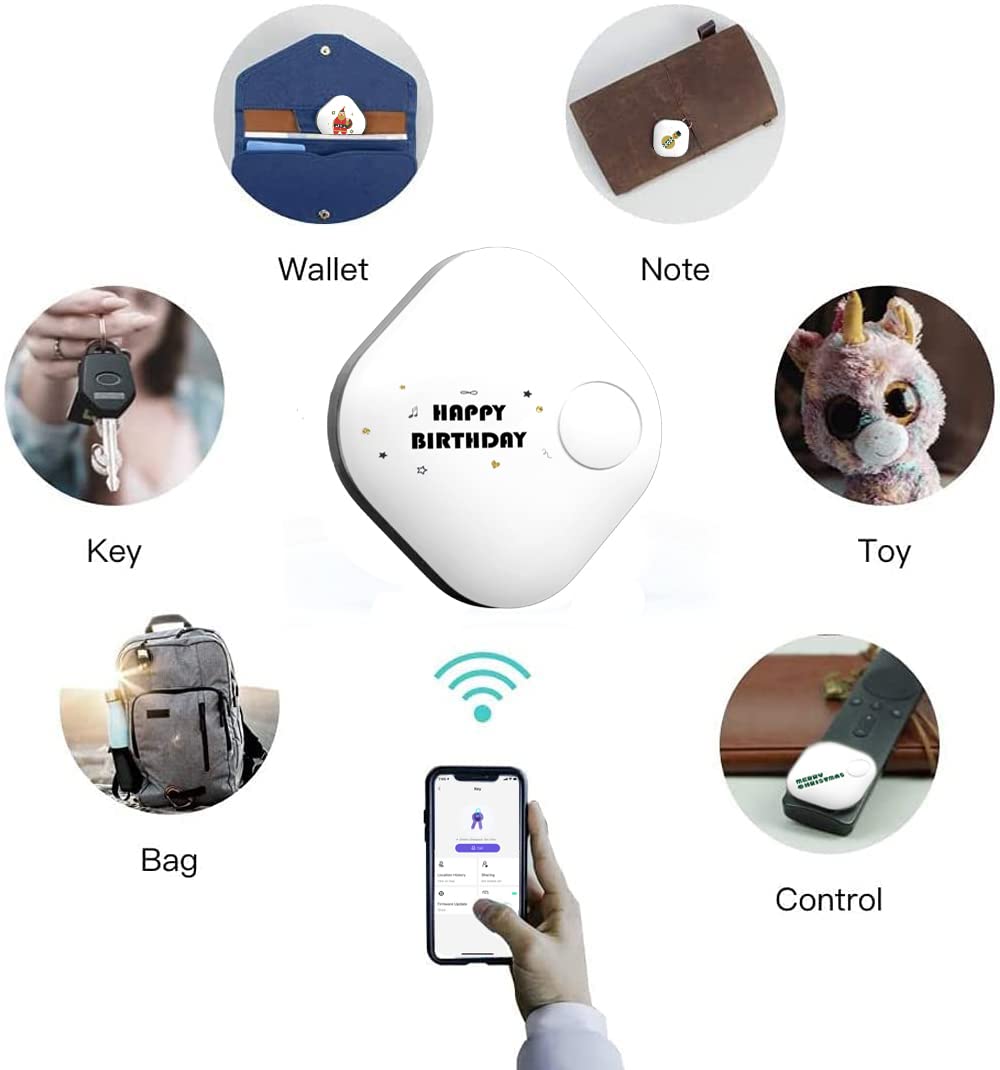 Nutale Sleutelzoeker - leeuw vinden met app Bluetooth, iOS en Android, gemeenschapszoekfunctie, Item Tracker Support Afstandsbediening, Wallet Tracker, goed idee voor je verloren voorwerpen, tweelingen