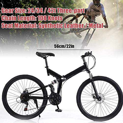 Mountain Bike pieghevole da 26 pollici per adulti