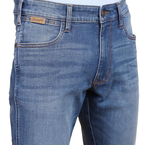 Image of Wrangler Men's Millard Straight Fit Mid-Rise Jeans