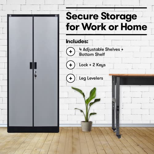Fedmax 7434503791791 Heavy Duty Metal Garage Storage Cabinet thumb #2