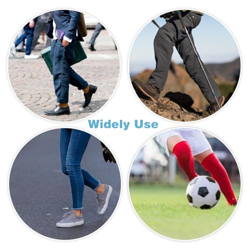 Image of 4 Pairs Breathable Sweat, Plantillas para Zapatos De Mujer, Absorbing Silicone Thin Insoles for Women, Ultra-Soft Latex Foam Shoe Inserts, Cuttable and Washable Insoles for Size 8US (Gray)