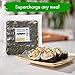Fusion Select 50 Full Sheet Roasted Seaweed Sheets for Sushi Rolls - Japanese Nori Sheets For Sushi, California Roll, Onigiri, Musubi, Maki, Bento, Dried Seaweed Snack - Full Sheets of Yaki Nori
