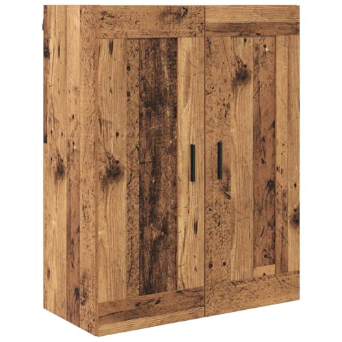 Aparador de madera de 2 piezas para organizar tu salón con estilo 8