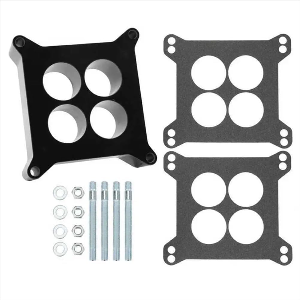 Carburetor Spacer Replacement 2In 4 Hole Open Center Style for 4Bbl Sbc BBC Engine Carb