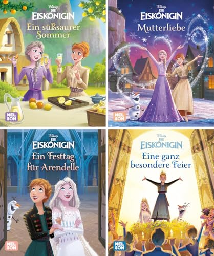 Nelson Mini-Bücher: 4er Disney Die Eiskönigin 21-24: Magische Vorlesegeschichten ab 3 Jahren im Mitnahmeformat