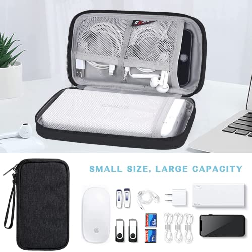 NEUSID Universal Kabeltasche Klein Wasserdicht Kabel Organizer Tasche Elektronik Reise Zubehör Tasche Tech Pouch Cable Organizer Bag für USB Powerbank SD Karte Ladekabel