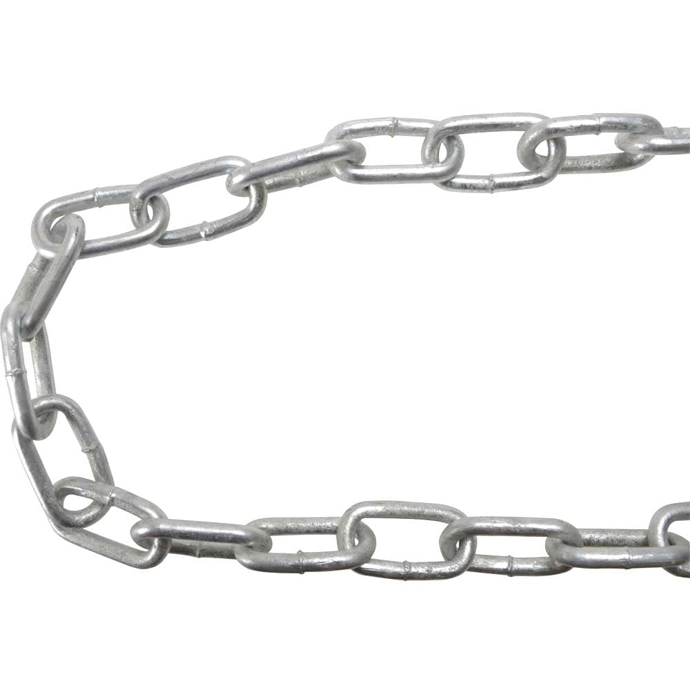 Faithfull Galvanised Chain Link 5mm x 25m Reel - Max. Load 160kg