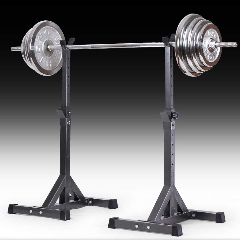 Barbell Rack Dip Stand Barbell Stand Weight Lifting Rack Gym Pull Up Bar Squat Rack, Weight Stand Support Barbell Rack, Strength Training Fitness Barbell, Adjustable Rack Squat Stand, Max Load