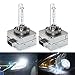 OPPULITE D3S Xenón Bombilla Auto HID Lámpara, 35W Kit de reemplazo de lámpara de xenón HID, 12V Coche 6000K White Xtreme Vision, Paquete de 2