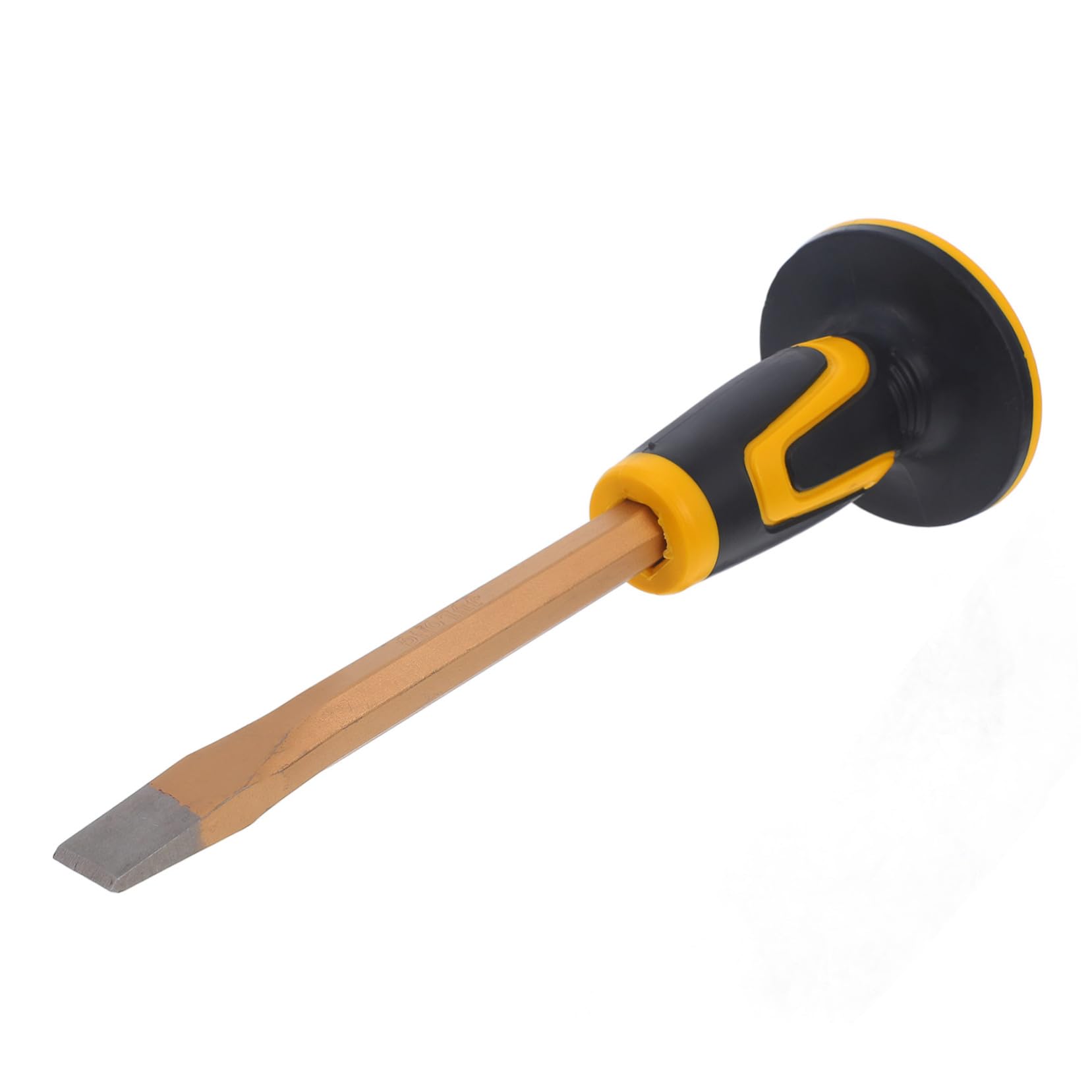 GLEAVI 3pezzi Scalpello Per Muratura Con Protezione Chisel Duro Per Lavori Di Pietra e Manico Ergonomico Strumento Versatile Per Falegnami e Muratori