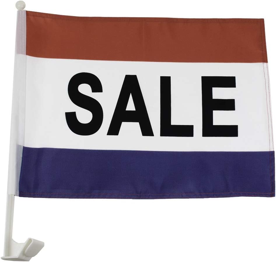 Sale Clip on Car Window Flag