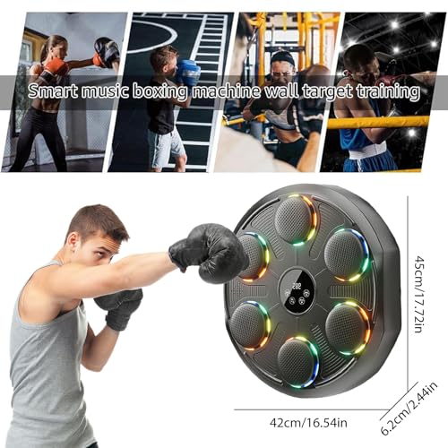 Machine de boxe musique LED avec gants et comptage intelligent - 2