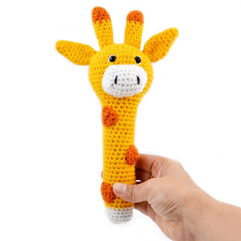 See full amazon price history chart for Love Crochet Art Giraffe Rattle Cum Soft Toy for Infant, Kids & Babies, Early Age Toys with Squeeze Handle for Squeaky Sound (Yellow) Love Crochet Art Giraffe Rattle Cum Soft Toy for Infant, Kids & Babies, Early Age Toys with Squeeze Handle for Squeaky Sound (Yellow) (B09GNJ36P6) Amazon Price History, Amazon Price Tracker