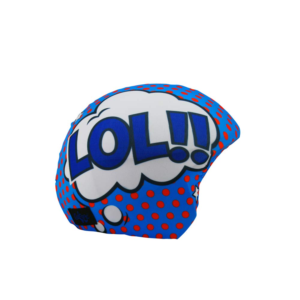 Coolcasc Printed Helmet Cover: Crazy Lol Wtf Design: Crazy Lol Wtf