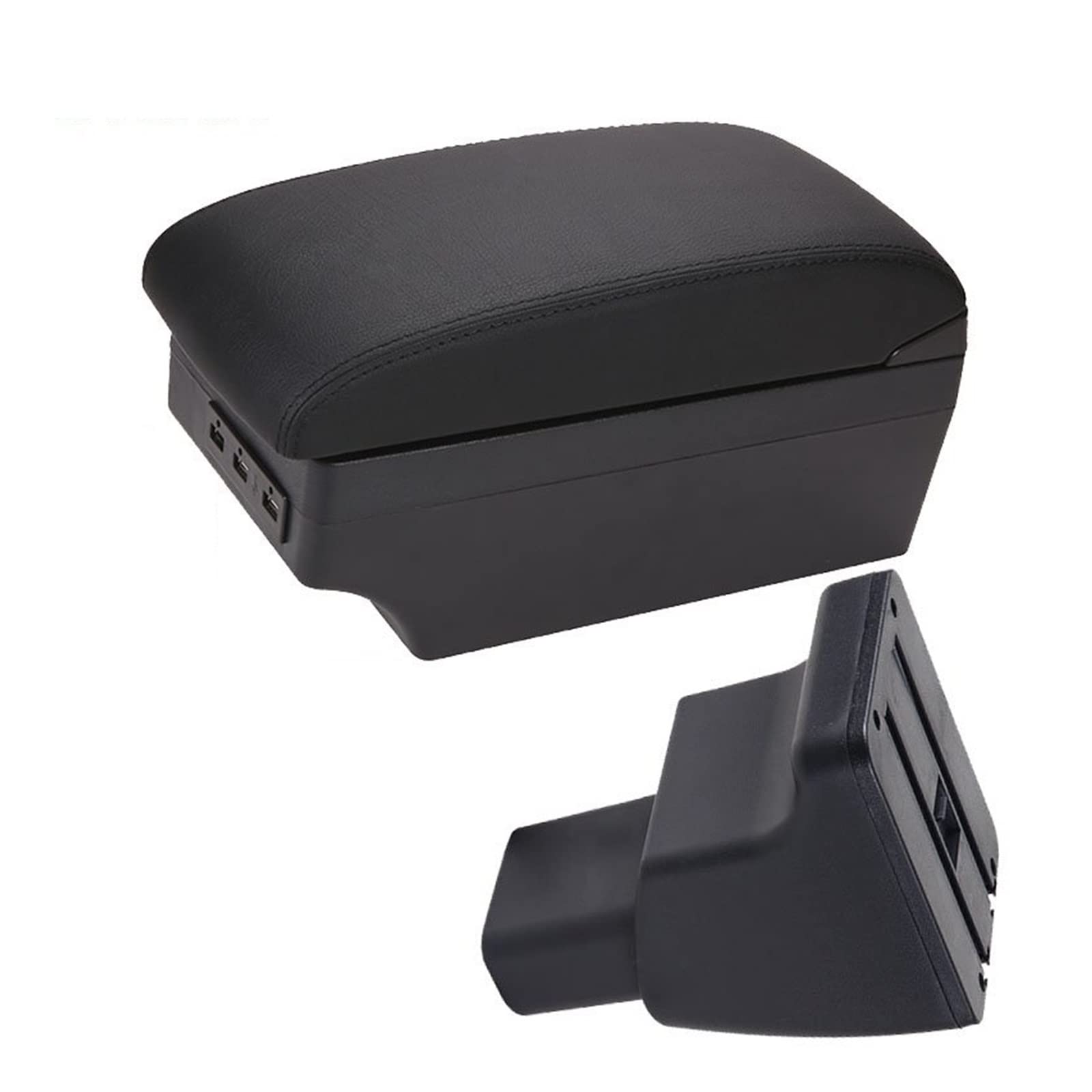 For Hyundai I10 Car Armrest Box USB Car Interior Details Retrofit Storage Box(A2 7USB)
