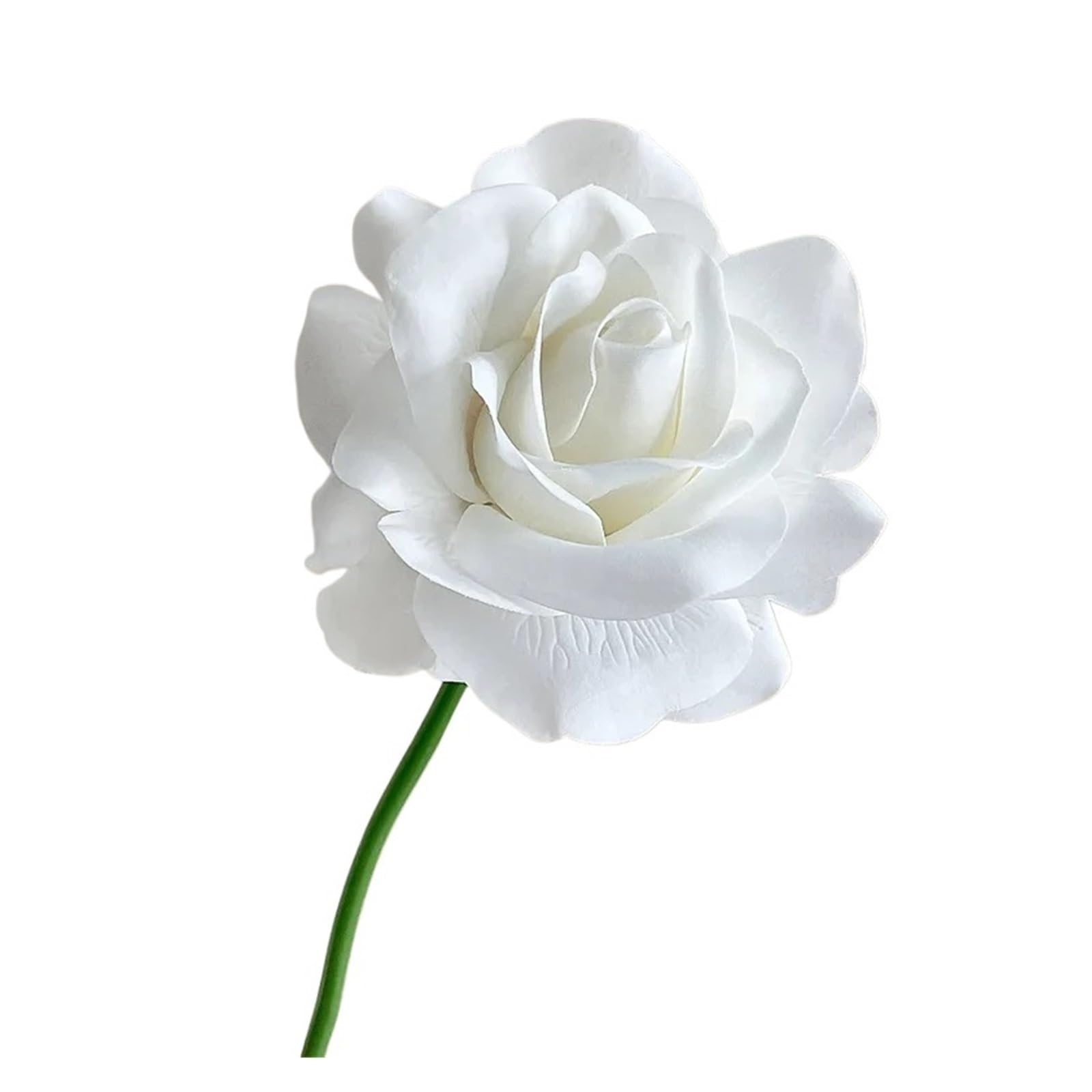 Casetlong 5Pcs Artificial Flower Bouquet Wedding Decor Floral Party Home Room(5Pcs Milk White rose)