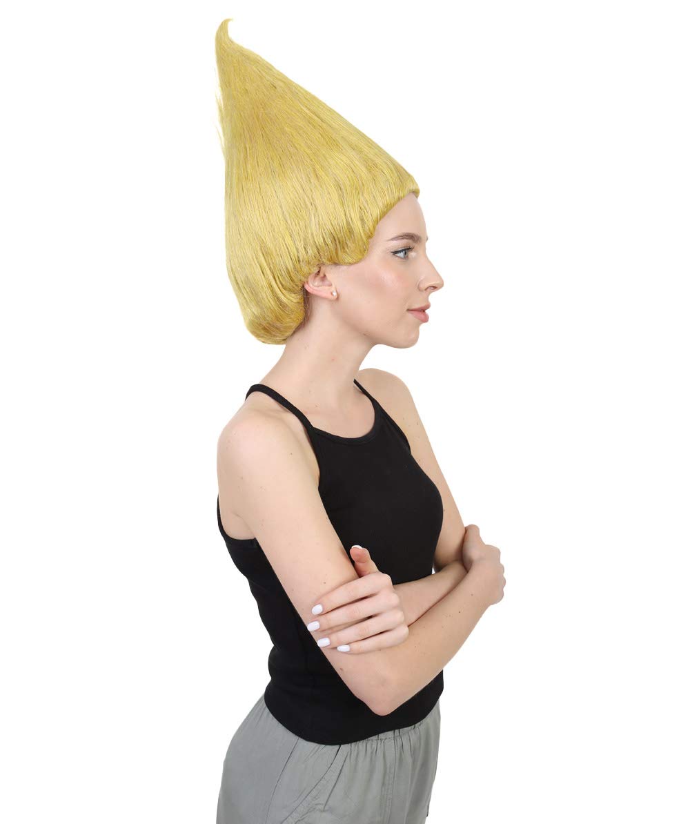 HPO Unisex Adult Golden Troll Wigs Collections - Image 4