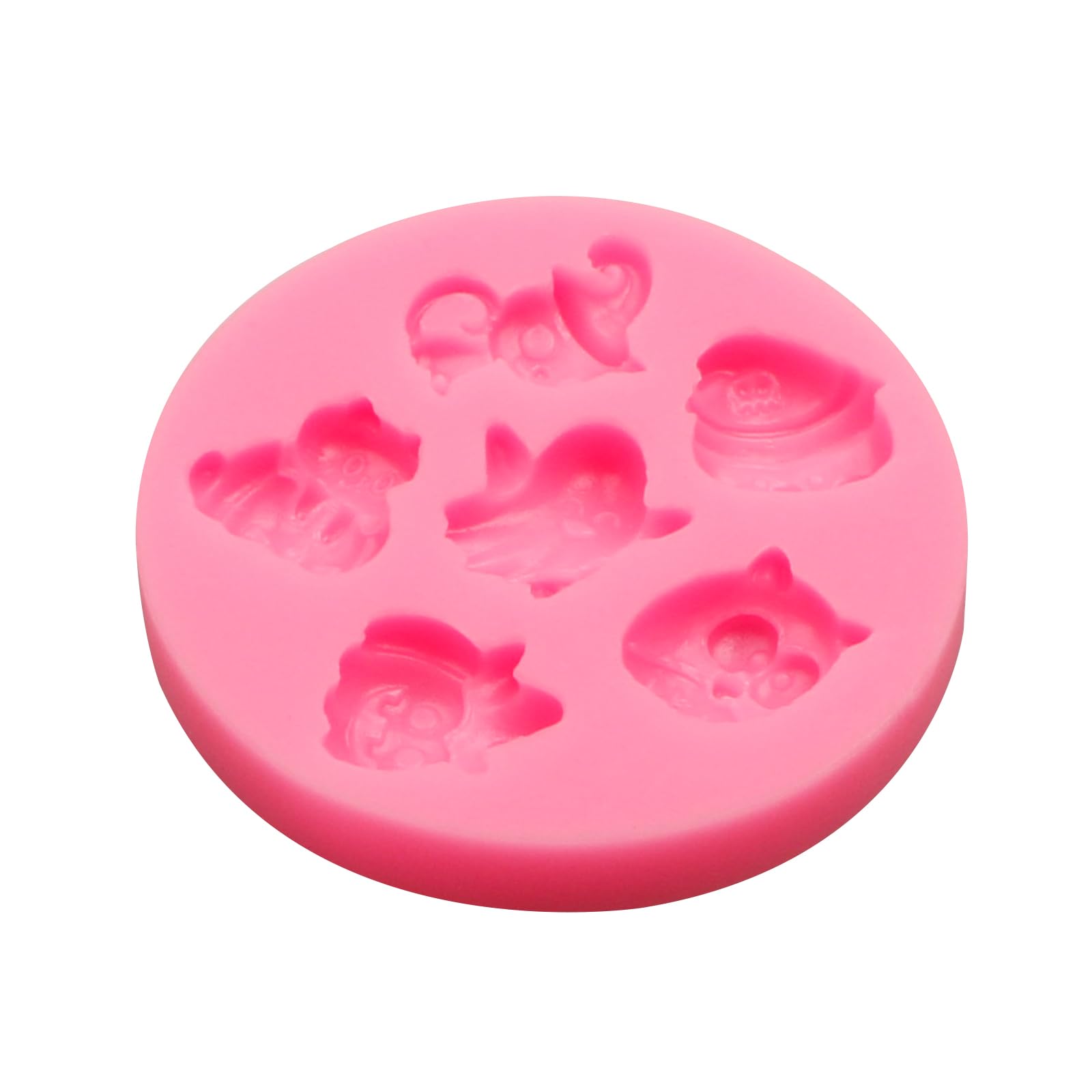 Moldes de silicona para Halloween, diseño de búho de gato negro, fantasma, calabaza, chocolate, fondant, para decoración de pasteles, caramelos, cupcakes, decoración de tartas, arcilla polimérica