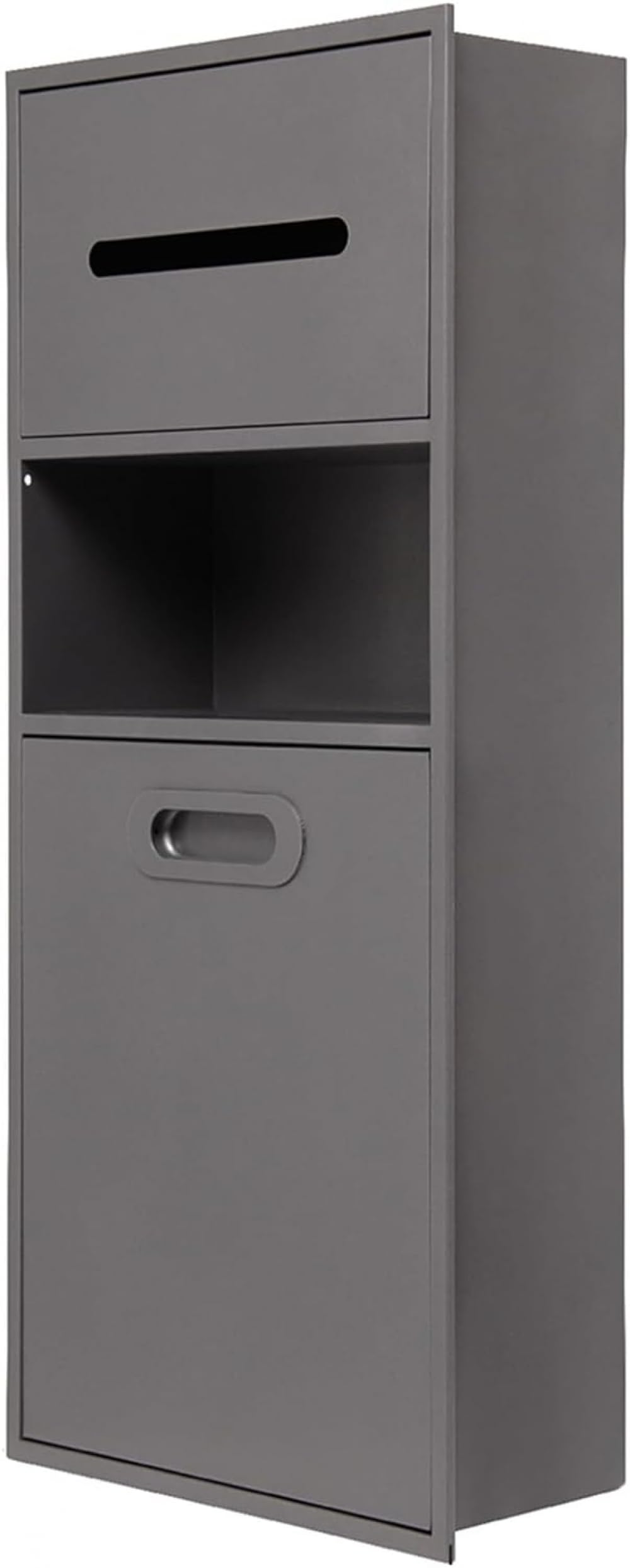 LRTYZBD Shower Niche Embedded Stainless Steel Alcoves Recessed Shower Caddy Storage Shelf Toilet Paper Trash Can Shampoo Toiletry