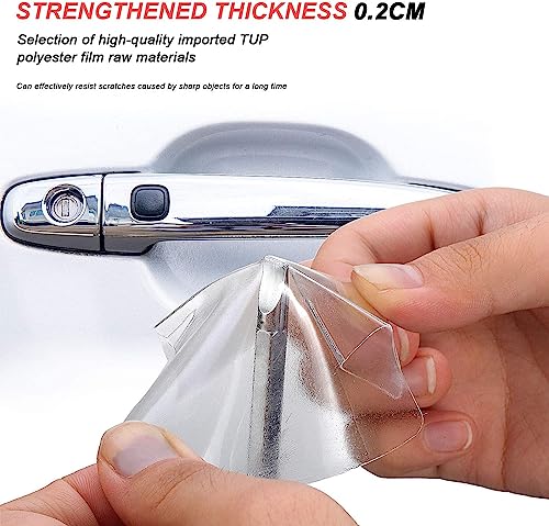 DETACHI Car Door Handle Protector Transparent Sticker and car Handle  Scratch Protector car Door Sticker PU Finger Guard Car Paint Protection  Universal Car Door Guard (Pack of 4) - Price History