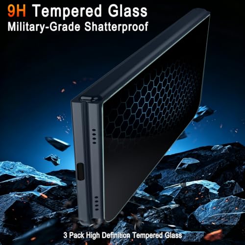 TZGZT Screen Protectors for iPhone Duo, Tempered Glass, Case Friendly - image 2