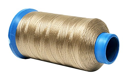 image for Mandala Crafts Bonded Nylon Thread Dark Beige Heavy Duty Sewing Thread