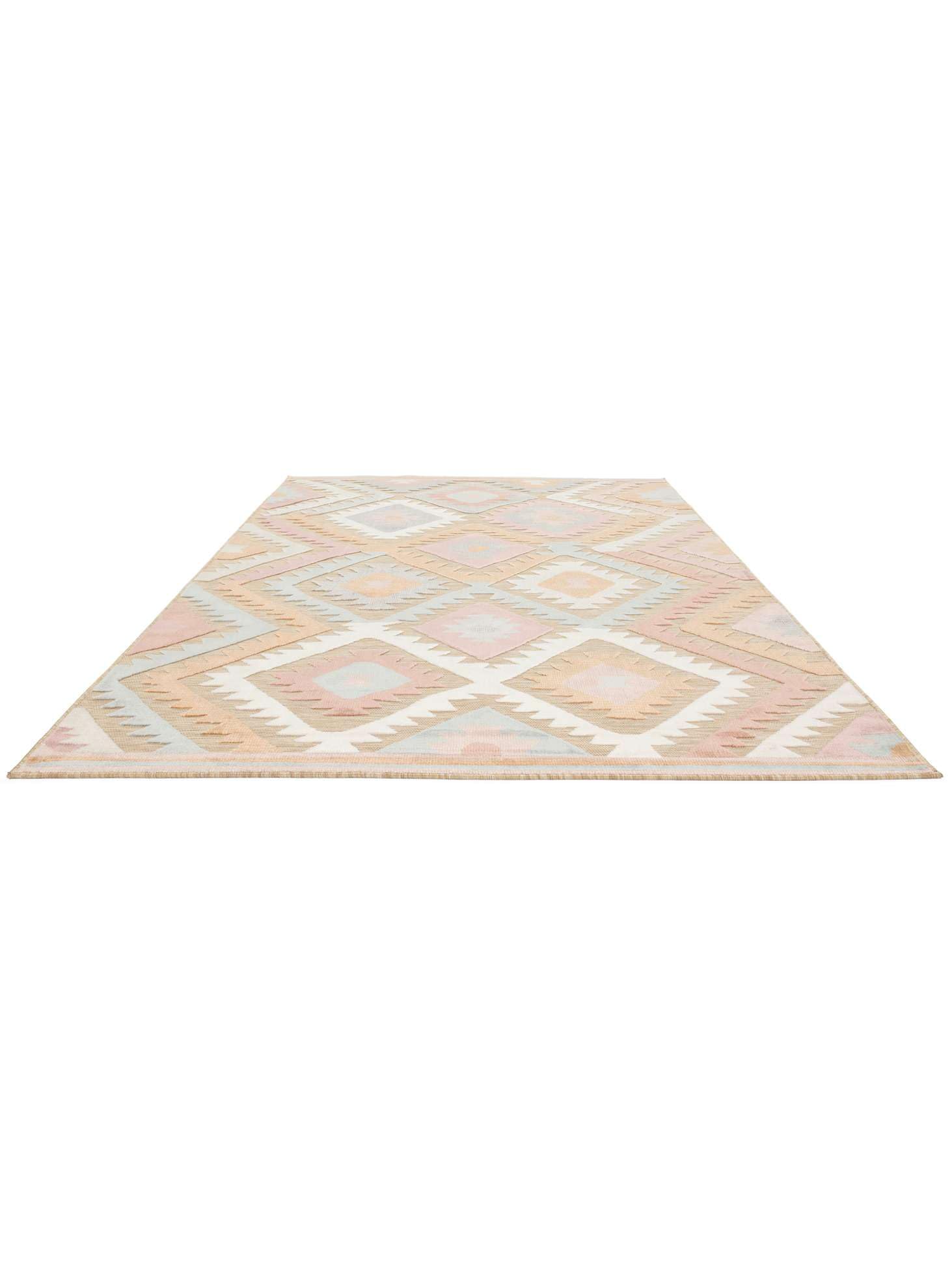 RugVista Sabine, Dywan wewnętrzny i zewnętrzny, Nowoczesne, 160 x 230 cm, Prostokąt, Wysoki, Kuchnia, Patio, Prać wyłącznie ręcznie, Odporne na promieniowanie UV, Wielobarwność