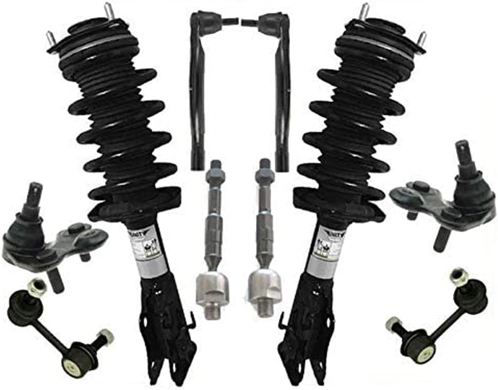 Coil Spring Strut Mount Sway Bar Links Ball Joints Tie Rod