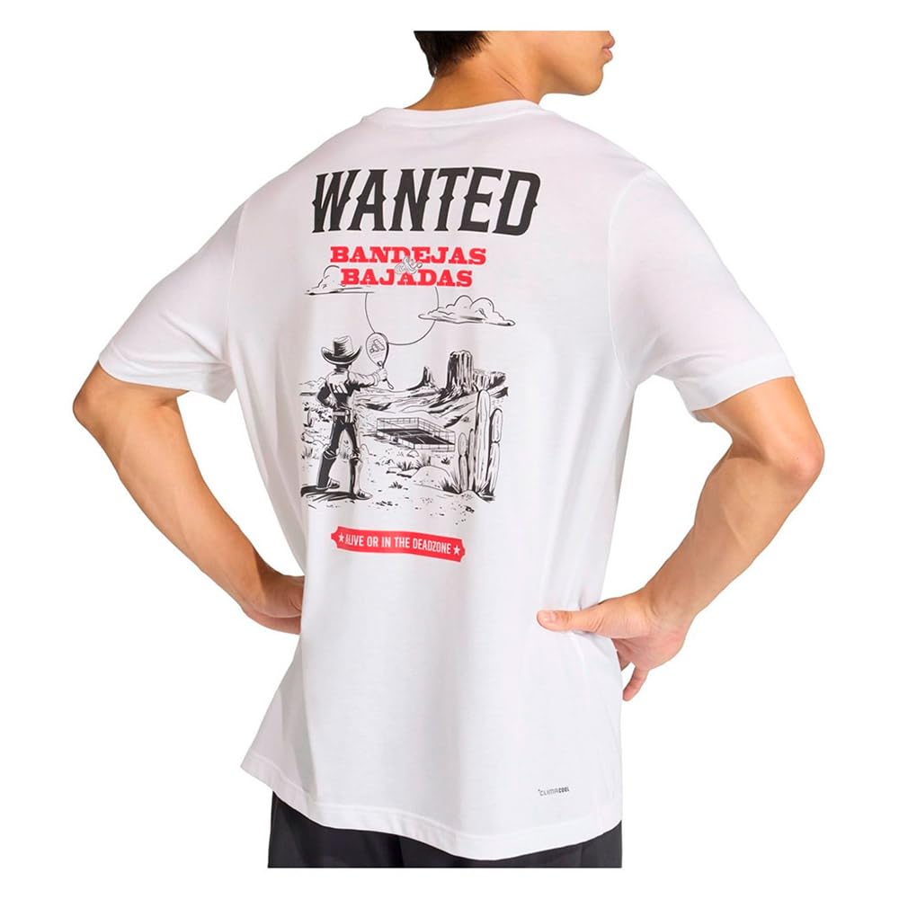 adidas Padel Wanted Graphic Short Sleeve T-Shirt 2XL
