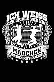 Wie ein Mädchen?: Notizbuch / Notizheft für Handball Handballspielerin Handballerin Handball-Fan Frau A5 (6x9in) liniert mit Linien