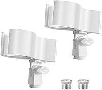 Vista 11 de BILIONE 2 piezas de clip versátil para micrófono, soporte ajustable para micrófonos con rango de diámetro exterior de 1.26" desde 2.3", con Negro