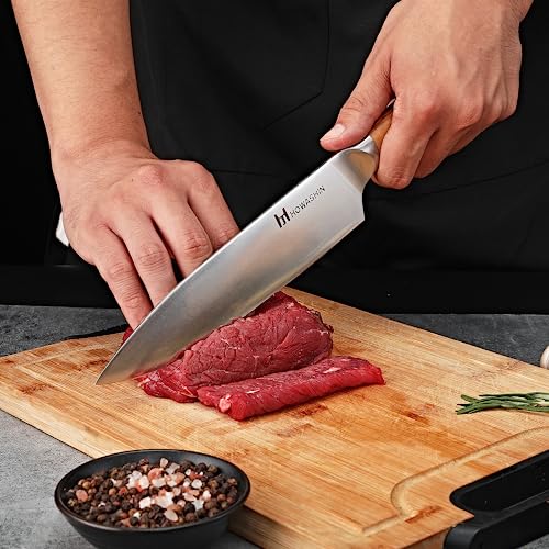 Professional-Kitchen-Knives-Germen-High-Carbon-Stainless-Steel-Chef-Knife-Set-4PCS-Ultra-Sharp-Japanese-Knife-Ergonomic-Olive-Wood-Handle-Elegant-Gift-Box-for-Home-or-Restaurant